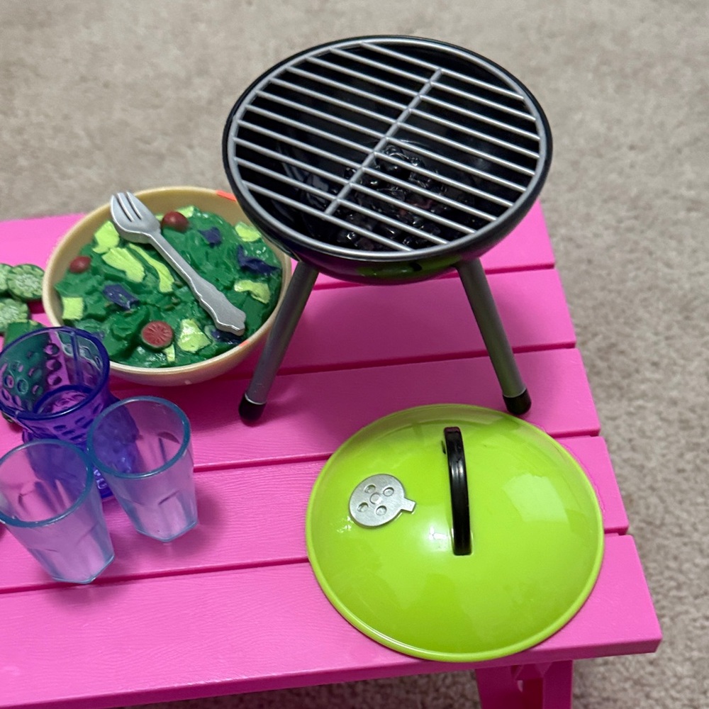 Our Generation Picnic Playset with Pink Table for 18” Dolls - Picture 9 of 10